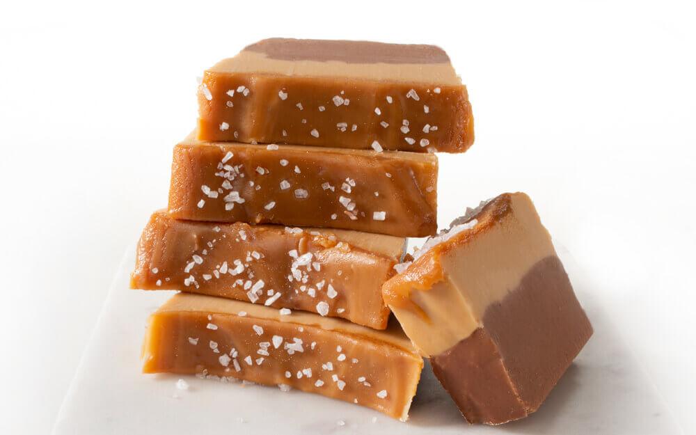 Bourbon Sea Salt Caramel Fudge