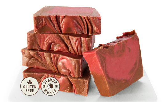 Raspberry Chocolate Truffle Fudge